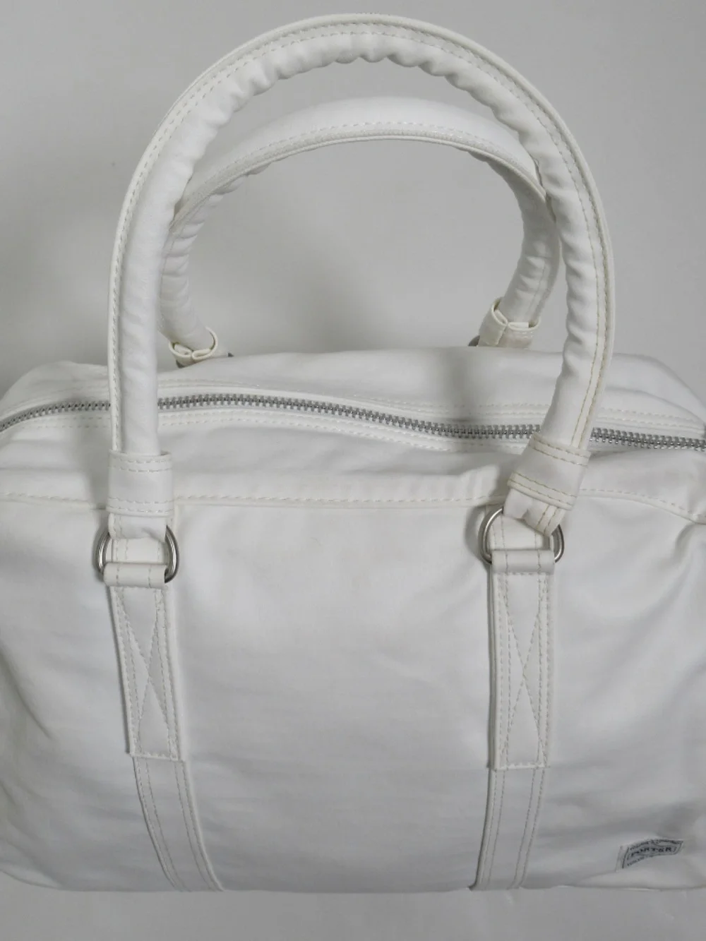 Porter Free Style Boston Bag White 15 X 12 X 6